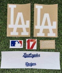 🧢 ⚾️ Los Angeles Dodgers Football Helmet Decals – Full Set – 20mm