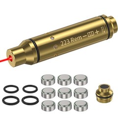 Dry-fire laser training device, compatible with a variety of popular calibers.