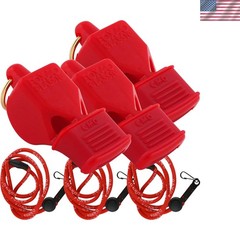 Loud 115DB CMG Whistles with Breakaway Lanyards – Perfect for Youth Sports