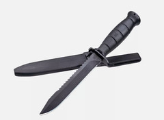 Glock KB17281 81 Field Knife Fixed Blade Black Plain Root Saw 6.5″ Polymer