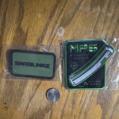 Sarsilmaz Mora Arms Tactical Patch Set Fabric Green Black Easy to Apply Firearms