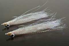 6ct – Crystal Clouser Minnow Flies – Mustad Saltwater Duratin Hooks
