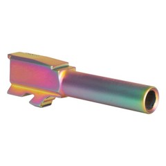 Glock 43 Gen 4-5 Compatible PVD Rainbow Crowned Barrel
