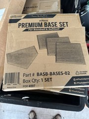 Gosports Baseball & Softball 4 Piece Premium Base Set – Heavy-Duty for Athletes