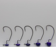 Weedless NED’s (EWG) Available In 1/16, 3/32, 1/8, 3/16, 1/4 oz. 6 Jigs Per Pack