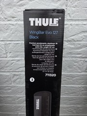 Thule Wingbar Evo (pair) – Black, 127cm – 711320