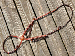CWD Plain Raised Brown Tan Padded Figure 8 Noseband Caveson – Size 3 Full – NWOT