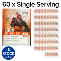 UltraCruz Equine Natural Vitamin E Supplement for Horses 60 Single Serv Pellet
