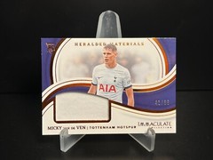 2023-24 Panini Immaculate Micky Van De Ven RC Rookie Heralded Material Patch /99
