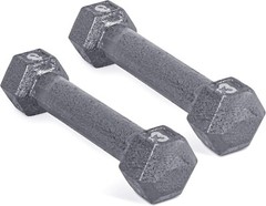 1-2X Gray Cast Iron Hex Dumbbell 3/5/8/10/12/15/20/25/30/35/40/45lb Dumbbell USA