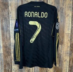 Real Madrid 2011-12 Away Long Sleeve Soccer Jersey Men’s M RONALDO #7