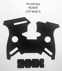 AccuGripp Ruger LCP Max 9 Textured Rubber Gun Grip Tape Wrap Made In USA
