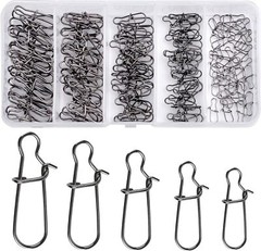 Duo Lock Fishing Snap Kit Stainless Steel Fishing Nice Snap Swivels High Stre…