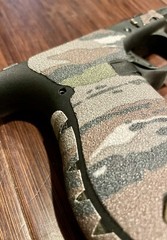 D.I.Y. Black Camo Grip Tape Sheet 5″x9″ Upgrade Glock,P80,Dagger