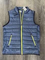 NEW MEN’S STRAIGHT DOWN PUFFER GOLF VEST BAYSIDE RESORT MED