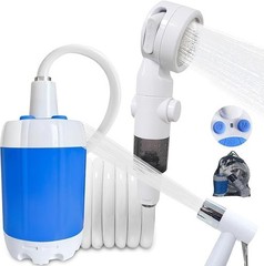 Ann Katy Portable Camping Shower Outdoor Camp Shower Pump,Upgrade Rechargeable E