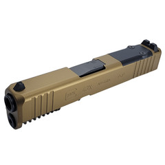 GLOCK 43X MOS Coyote Factory Coyote PVD Finish