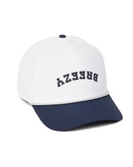 NEW Breezy Golf «Flipped Breezy» Navy/White Adjustable Snapback Rope Hat