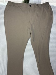 Callaway Golf Pants Mens 38×30 Tan Beige Khaki Performance Stretch Flat Front