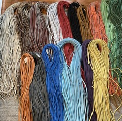 Baseball/Softball Leather Bulk Glove Laces 6-pack 1/4″ x 72″ Made in USA