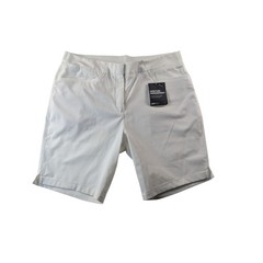 Puma Womens Large Pounce Bermuda Golf Shorts Bright White 577944 NWT