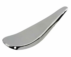 17″ LONG VINTAGE LOWRIDER STEEL SEAT PAN IN CHROME USED FOR 20″ BICYCLES.