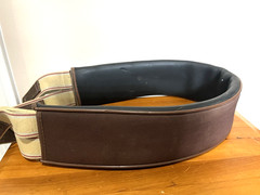 CLASSIC EQUINE SOFT TOUCH 46″ CONTURED Shaped English Hunter Jumper GIRTH Brown