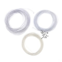 3 Size Variety Pack of Clear Vinyl Tubing for Fishing Lure Hook Protector Covers