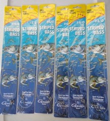 Striped Bass Rig fluorocarbon leader hand tied «36 Seaguar +4/0 Gamakatsu Hook