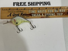 Vintage Tennessee SIDEKICK Flat Sided Crankbait- HAND MADE FISHING LURE TACKLE.