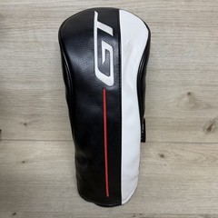 Titleist GT Driver Headcover Faux Leather Black White Red Padded