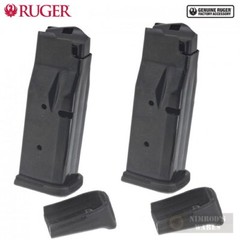 Ruger LCP MAX .380 ACP 10 Round MAGAZINE 2-pk OEM Flush + Ext. Plates 90735