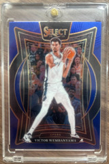 Wemby — 2024-25 Select Blue Prizm Concourse #9
