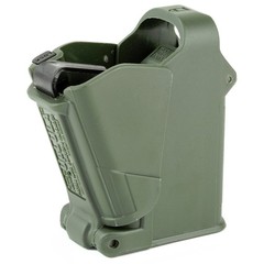 RRAGES Universal Mag Loader Fits 9mm to 45 Single Or Double Stack Green