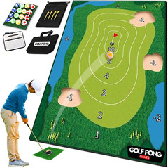 Chip off Challenge Chip and Stick Game – Battle Royale Golf Game with 6’X4′ Pr