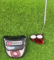 Odyssey O-Works Red 2-BALL Putter 35 Inches Steel Matching Headcover Included