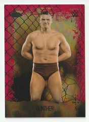 Gunther 2025 Topps Chrome Cactus Jack WWE Astro Knights Red Refractor /5 #AOK-56