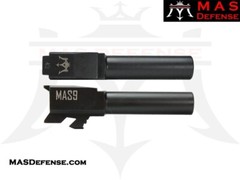 MAS DEFENSE 9MM 416R STAINLESS STEEL BARREL – GLOCK 43 FITMENT MELONITE NITRIDE