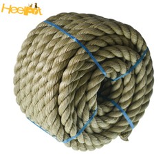 1 Inch × 50 Feet 3 Strand Twisted Rope Wear Resistant PP Manila Rope