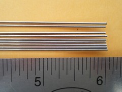 100 PCS. STAINLESS STEEL STRAIGHT LURE SHAFT WIRE FORM 0.041 X 6″ INCHES LONG