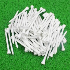 100pcs Golf Tees Premium Bamboo 3 1/4″ 83mm Durable Biodegradable Wood Golf Tees