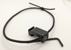Sling Retention System – CNC machined, Alum, Black Anodized, Picatinny Mount