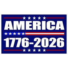 250th Anniversary USA Flag Sticker Bumper Car Decal Patriotic American United
