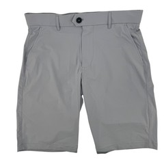 Greyson Montauk Mens Golf Shorts Lavender Grey Size 30 Technical Stretch 10in