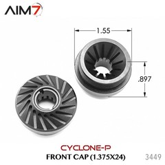 Aim7 BRAVO CYCLONE-P Front Cap 1.375×24″ (1PCS)