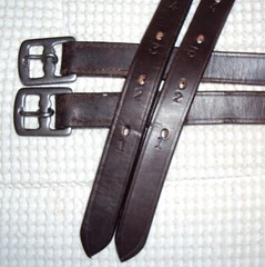 COLLEGIATE Stirrup Leathers – Quality Brown Leather – 3/4″ x 50″ – NICE