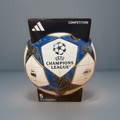 adidas UEFA Champions League Competition Soccer Ball Size 5 White/Blue/Gold