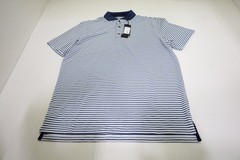 Greyson Golf Gannett Polo Mens Size Medium Vintage Indigo/Arctic New INV13206508