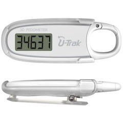 3d Pedometer For Walking With Removable Clip And Carabiner Simple Step Counter F