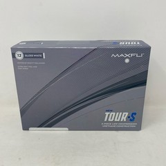 Maxfli Tour S 2023 Golf Balls – Gloss White, 12-Pack